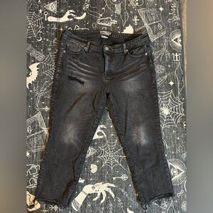 Torrid Black Crop Boyfriend Jeans